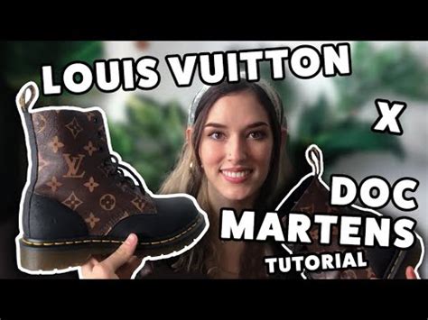 HOW TO MAKE: Louis Vuitton x Doc Marten custom shoes